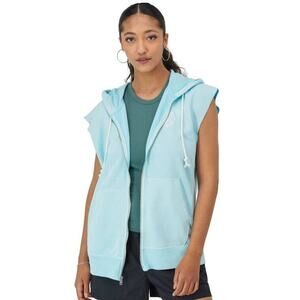 NEW $65 Baby Blue Champion Women's French Terry Sleeveless Hoodie Multiple Sizes